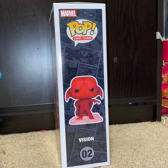 Vision marvel funko pop with comic. Target exclusive! - Picture 2 of 4